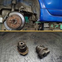 Toyota Yaris  відновлення сайлентблоків задньої балки