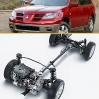Mitsubishi Outlander 2005 року. Відновлення сайлентблоків задніх амортизаторів