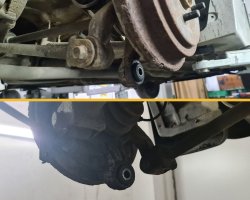Suzuki Liana відновлення сайлентблоків задньої підвіски