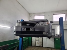 Відновлення кульової  опори  Hyundai Elantra 2009