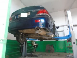 Mitsubishi Lancer 9, відновленя сайлентблоків на передніх важелях.